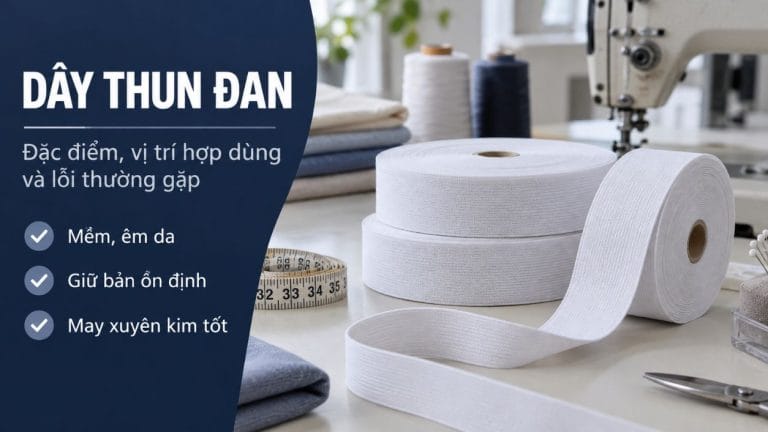 Dây Thun Đan Là Gì? Phân Biệt Với Thun Bện, Dệt Thoi