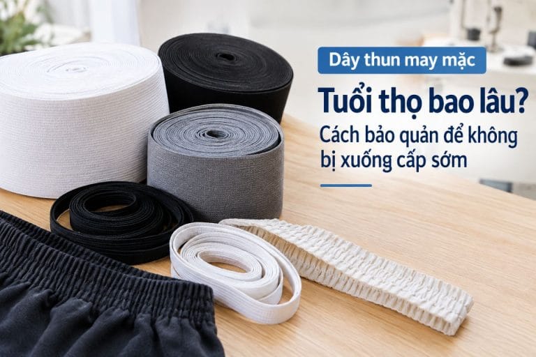 Tuổi thọ dây thun may mặc: dùng được bao lâu?