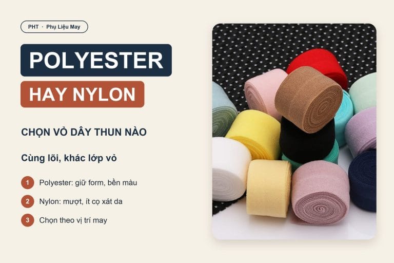 Dây thun polyester và nylon: chọn vỏ bọc nào cho đơn hàng 7 Dây thun polyester và nylon: chọn vỏ bọc cho đơn hàng
