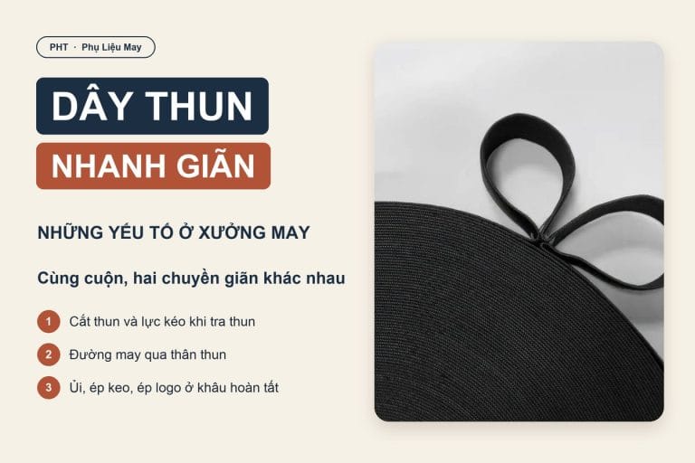 Những yếu tố làm dây thun nhanh giãn: bắt lỗi trên chuyền 10 Những yếu tố làm dây thun nhanh giãn: bắt lỗi trên chuyền