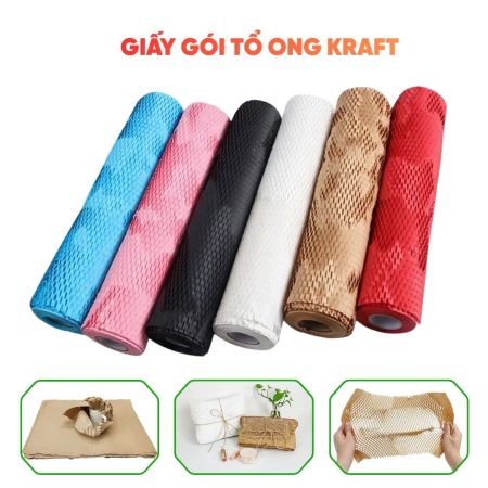 giấy gói tổ ong kraft